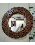 Handmade Wooden Mirrors made of Teakwood