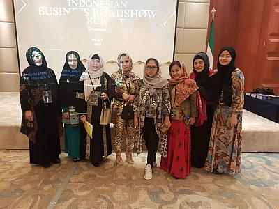 Our CEO Lisa at the Indonesian Business Road Show in Kuwait